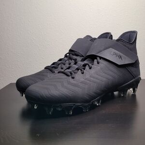 Jordan Men's Size 11.5 Alpha Menace Pro 2 Mid Football Cleats Black CV1676 003